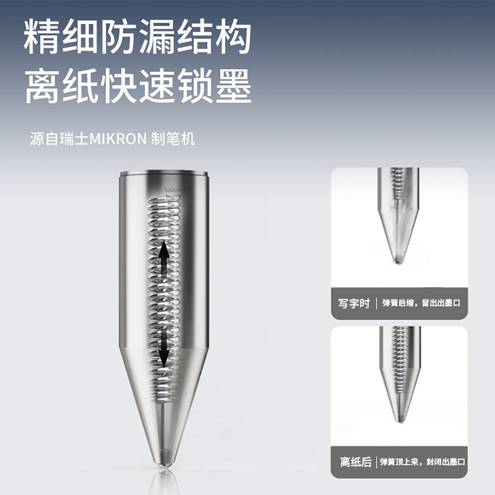 Deli-Large-Capacity-Retractable-Gel-Ink-Pen---0.5mm-Bullet-Tip,-Black,-12-Pack-1