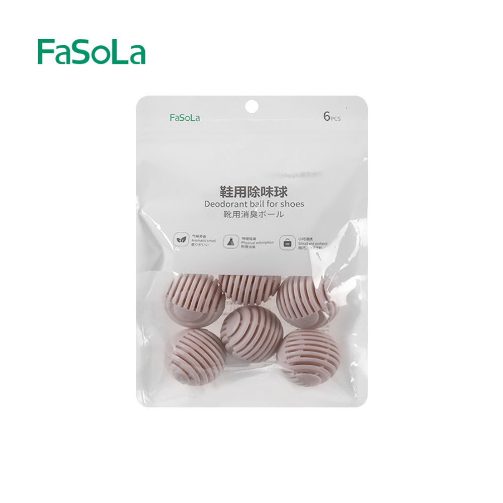 FaSoLa-Shoe-Deodorant-Balls---Sakura-White-Peach-Scent,-Pink,-6-Pieces-1