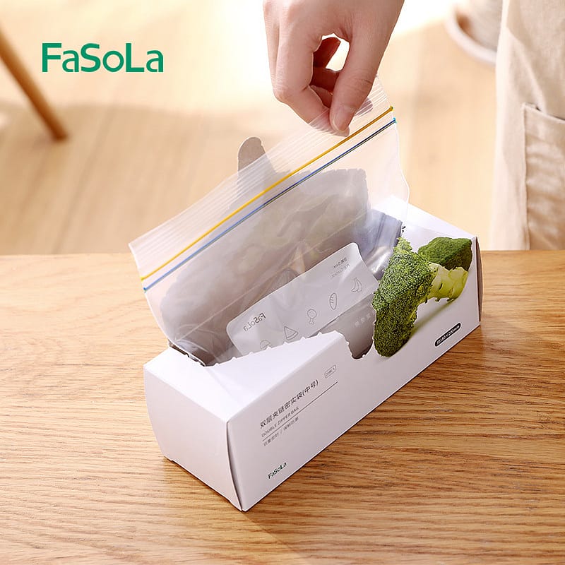 FaSoLa-Double-Layer-Ziplock-Bags---Medium,-18x20cm,-20-Pieces-1