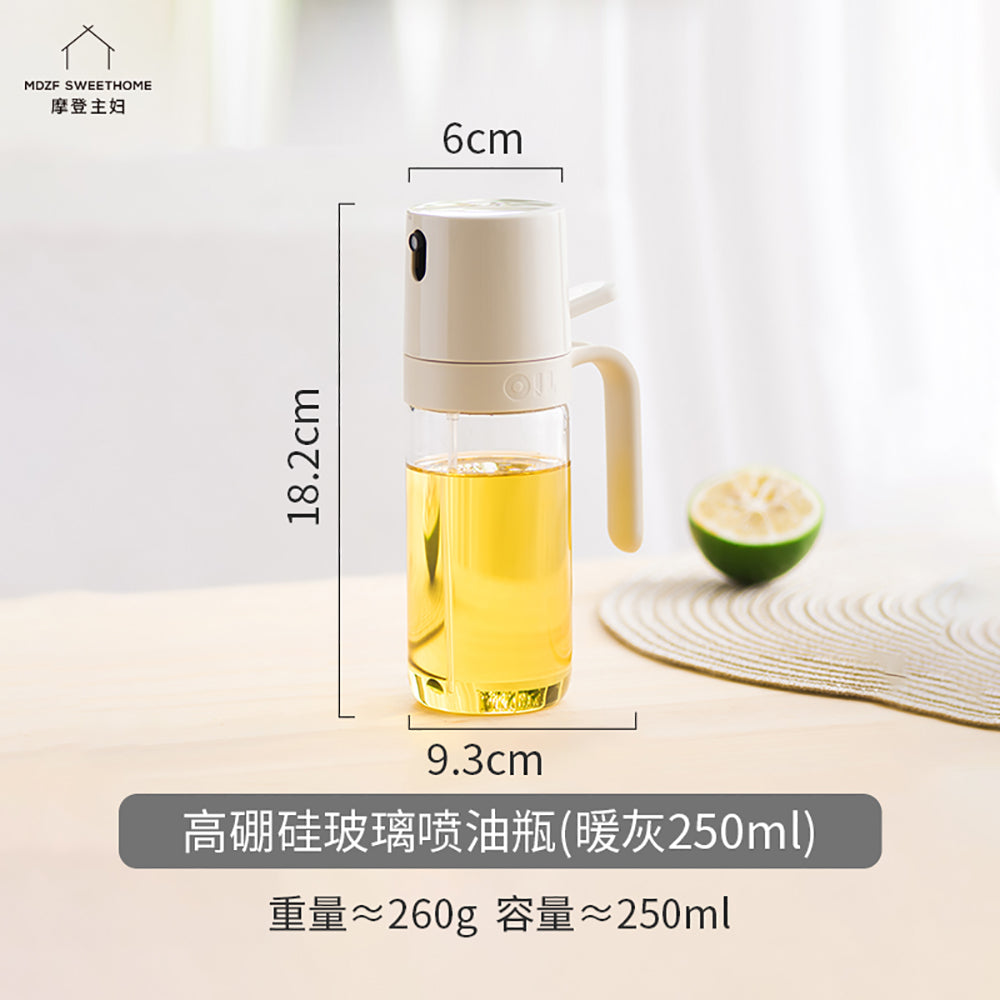 Modern-Housewife-High-Borosilicate-Glass-Oil-Sprayer---Warm-Gray-250ml-1