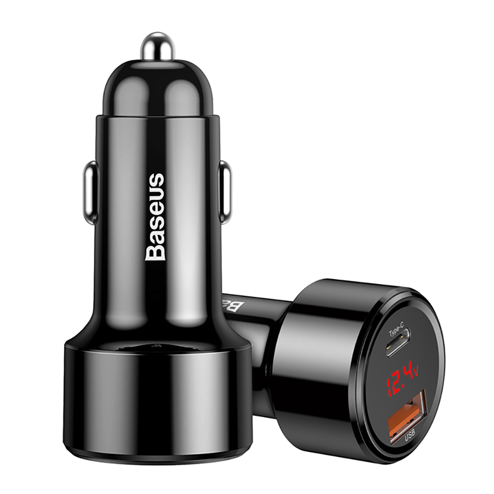 Baseus-Magic-Series-PPS-Digital-Display-Type-C-PD+QC-Dual-Fast-Car-Charger-45W---Black-1