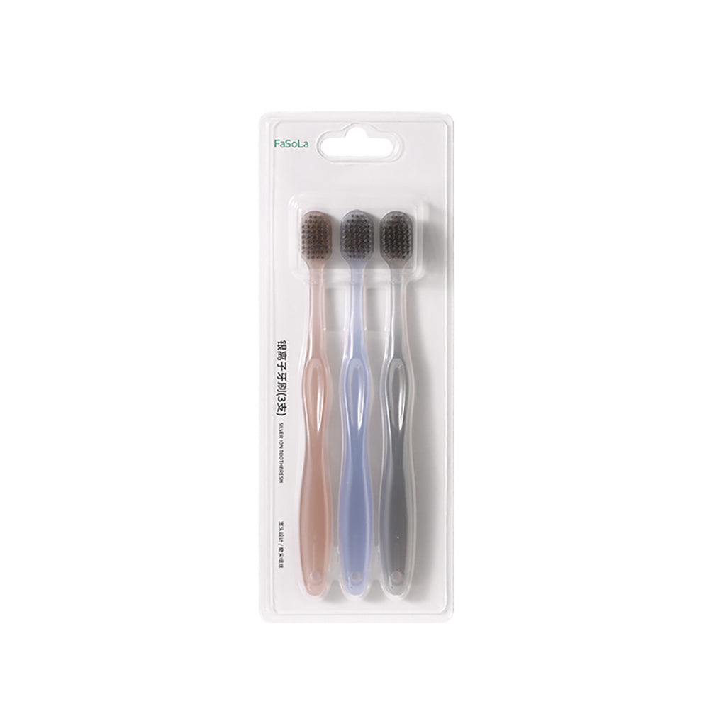 FaSoLa-Silver-Ion-Toothbrush---3-Pack,-Mixed-Colors-1