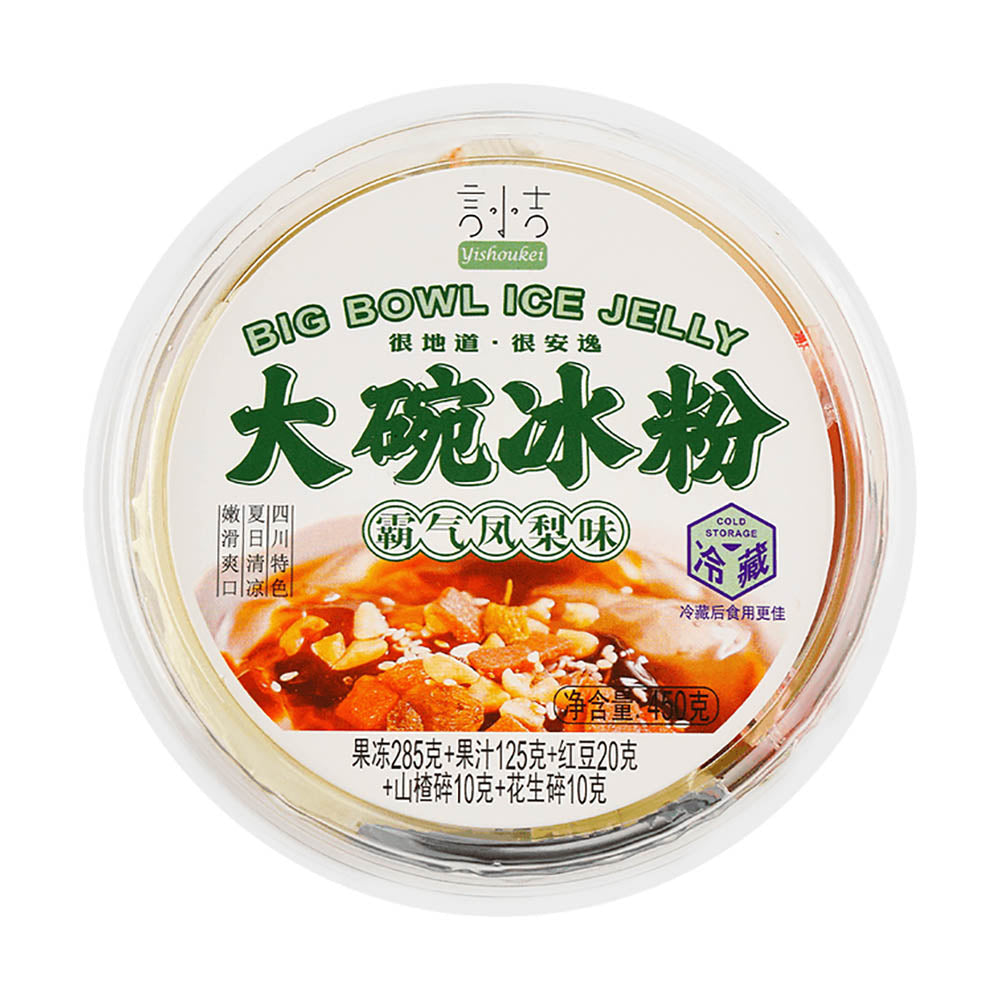 Yishoukei-Big-Bowl-Ice-Jelly---Pineapple-Flavor,-450g-1