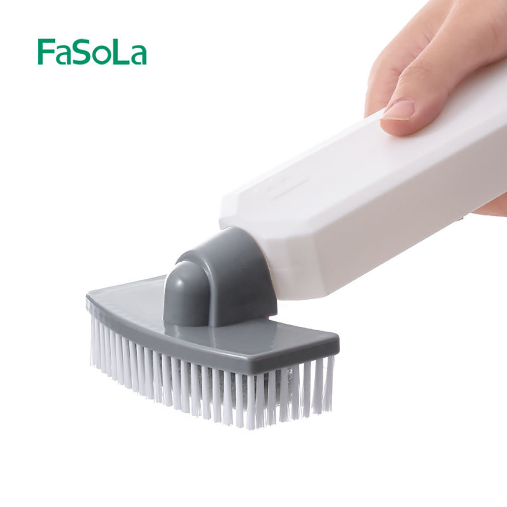 FaSoLa-Multi-Function-Liquid-Dispensing-Scrub-Brush---White,-24.5*9.5*5.8cm-1