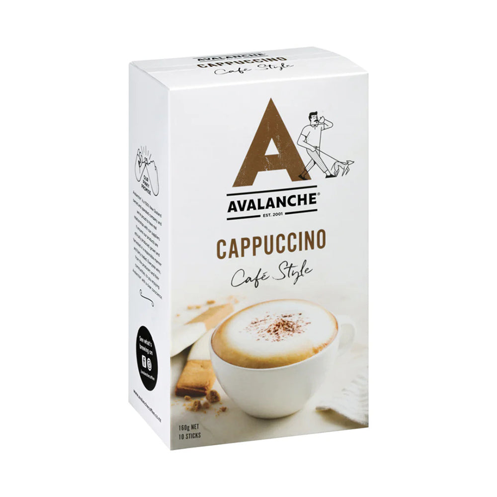 Avalanche-Cappuccino-Coffee-Powder---10-Sachets,-160g-1