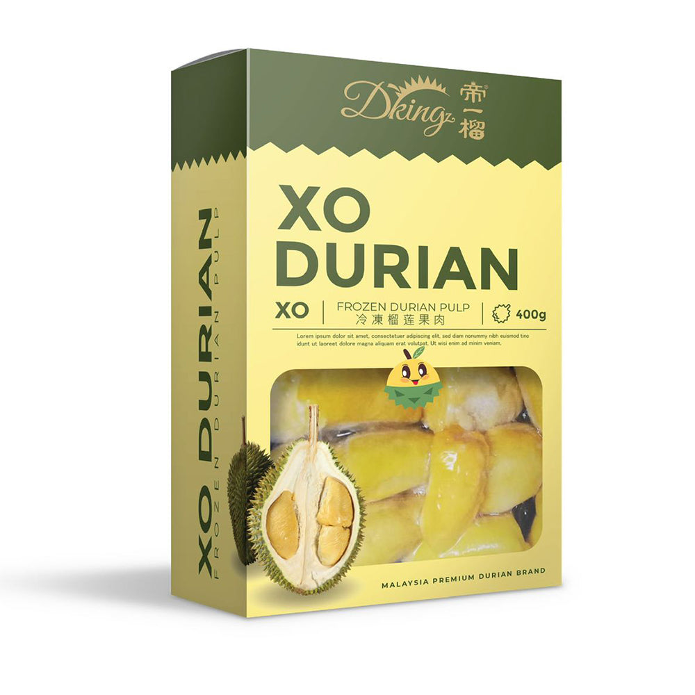 Dking-XO-Durian-Frozen-Pulp---400g-1