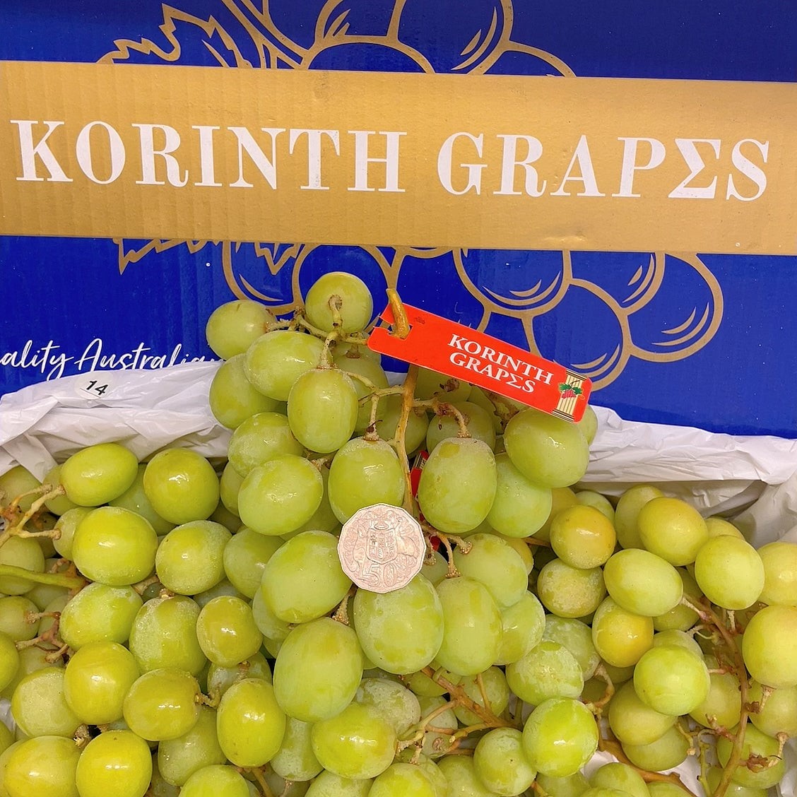 Korinth-Grapes---Autumn-Crisp-Green-Grapes---1kg -1