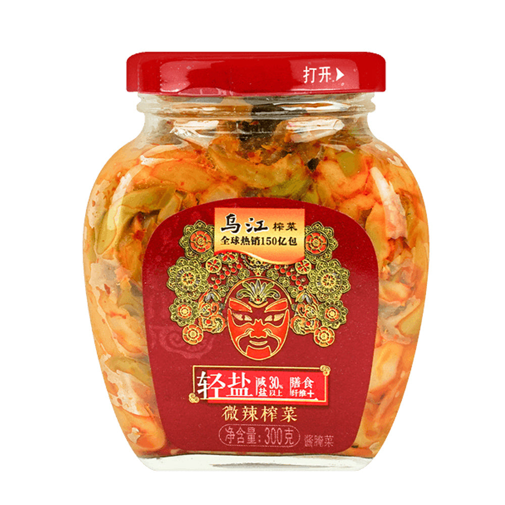 Wujiang-Mildly-Spicy-Pickled-Mustard-in-Bottle,-300g-1