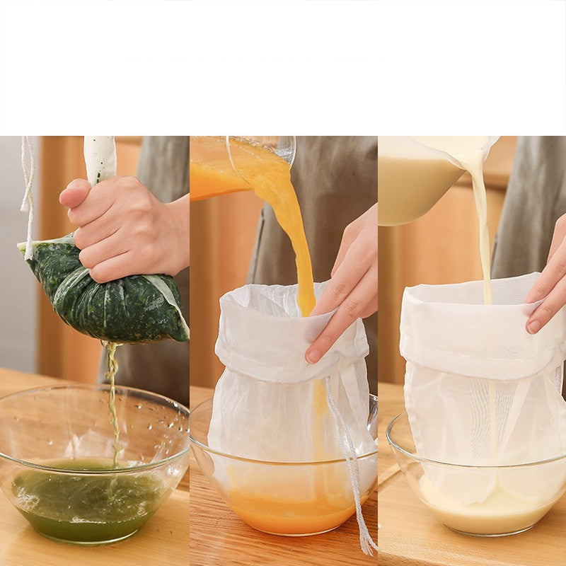 FaSoLa Household Soy Milk Filter Bag, 100 Mesh, 20*30cm, 2-Pack