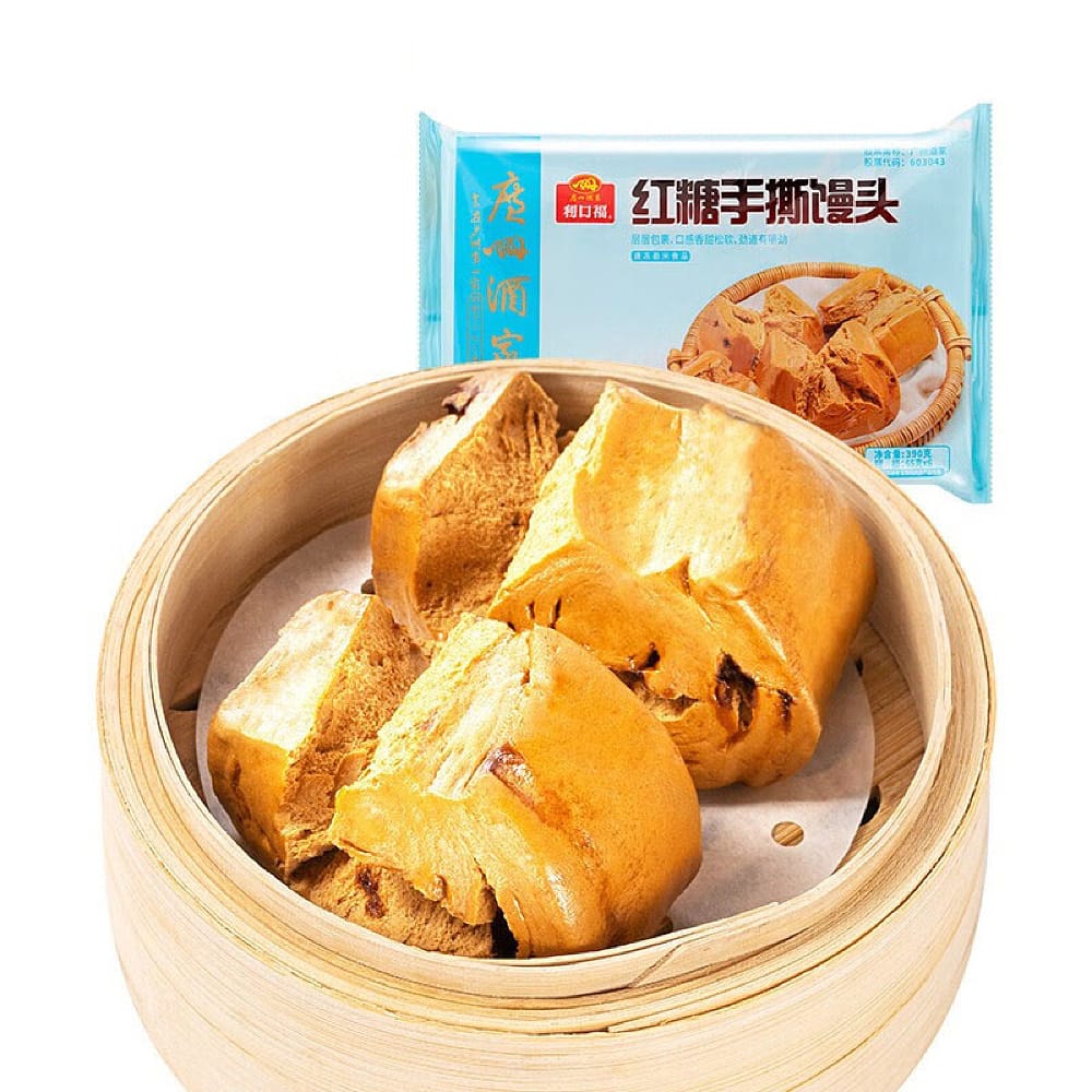 Likoufu-Frozen-Brown-Sugar-Steamed-Buns---6pcs,-390g-1