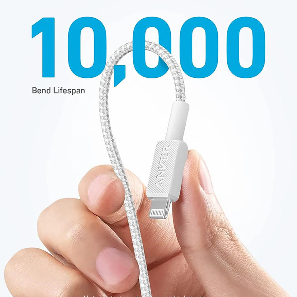 Anker-MFi-Certified-USB-C-to-Lightning-Charging-Cable---White,-1.8m-1